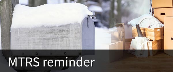MTRS reminder